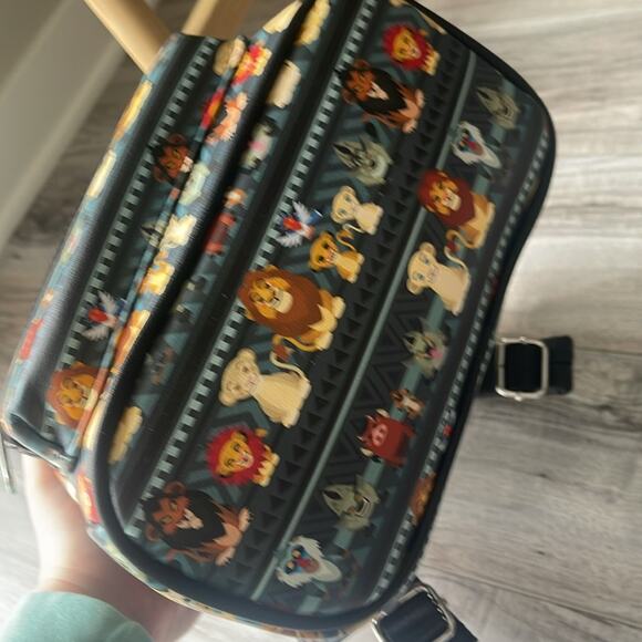 Loungefly Disney The Lion King Tribal Chibi back pack and Rafiki wallet new! - Picture 4 of 8